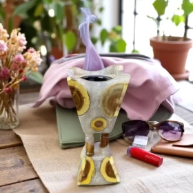 مبخرة فاخرة من الراتنج – مبخرة بخور أنيقة (15 سم)