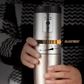 LePresso Portable Mug Burr Grinder Coffee Maker  Travel-Friendly 150g