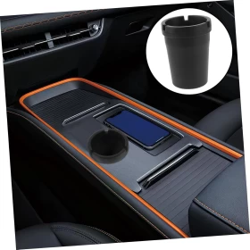 Portable Car Ashtray – Compact Cigarette Disposal Container for Cup Holders