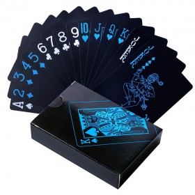 2psc Black Deck of Cards, Playing Cards, Waterproof Playing Cards