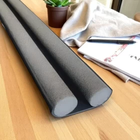 حاجز الغبار عالي الجودة حافظة للحرارة الأبواب -92سم اسود