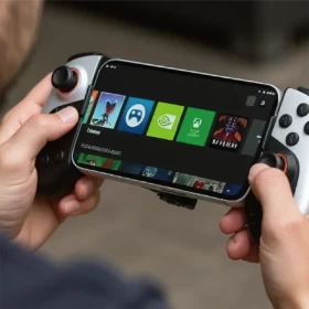 وحدة تحكم ألعاب مع تبريد من Porodo Gaming Chillcore – مقبض ألعاب للهاتف مع مروحة تبريد