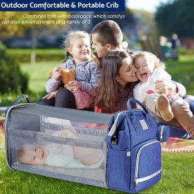 حقيبة ظهر للحفاضات – حقيبة متعددة الاستخدام للأم والطفل لرحلة مثالية