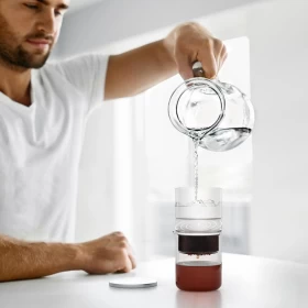 ماكينة تحضير القهوة الباردة Ejoyous – 300 مل زجاج بوراكسلي عالي الجودة