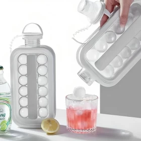 Ice Ball Maker Round Ice Cube 2in1 Portable Kettle  Molds