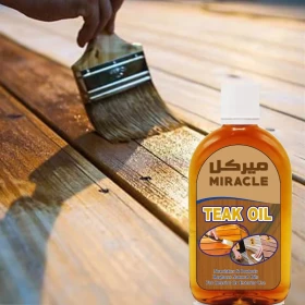 زيت التيك لتلميع الخشب – 250 مل  حماية، ترميم وتلميع الباركيه