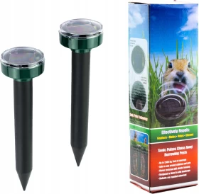 Repellent Ultrasonic Solar Powered – Mole & Rodent Repellent Stakes