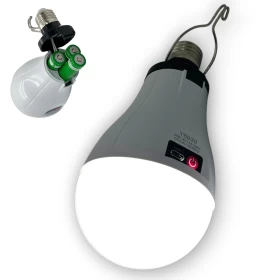 لمبة LED قابلة للشحن مع USB – إضاءة متعددة الاستخدام للطوارئ والاستخدام الخارجي