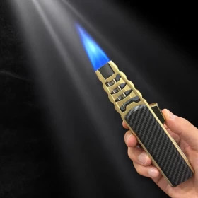 ولاعة غاز صغيرة قابلة لإعادة التعبئة ومضادة للرياح