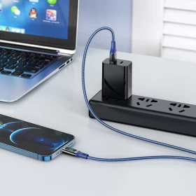 كيبل هوكو USB إلى لايتنينغ "S51 إكستريم" للشحن ومزامنة البيانات