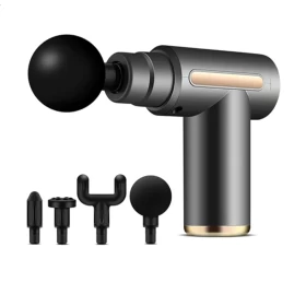 جهاز تدليك لاسترخاء كامل الجسم - جهاز تدليك الأنسجة العميقة بالقرع (رمادي فضي)