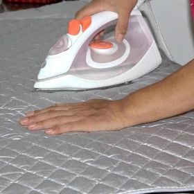 بطانية كيّ محمولة قابلة للطي - مقاومة للحرارة وسهلة التخزين