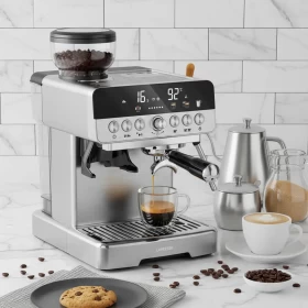 LePresso CaffeArtisan SemiAutomatic Espresso Machine  Dual Boiler 2200W