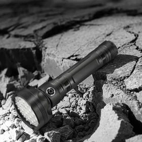 Flashlight with Powerful Illumination – Rechargeable High-Brightness Torch