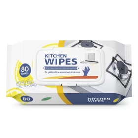 Kitchen Cleaning Wipes (80 PCS) – Strong Grease Remover