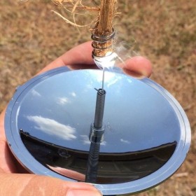 Solar-Powered Cigarette & Survival Lighter