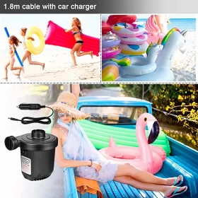 Electric Air Pump for Inflatables with Car Adaptor